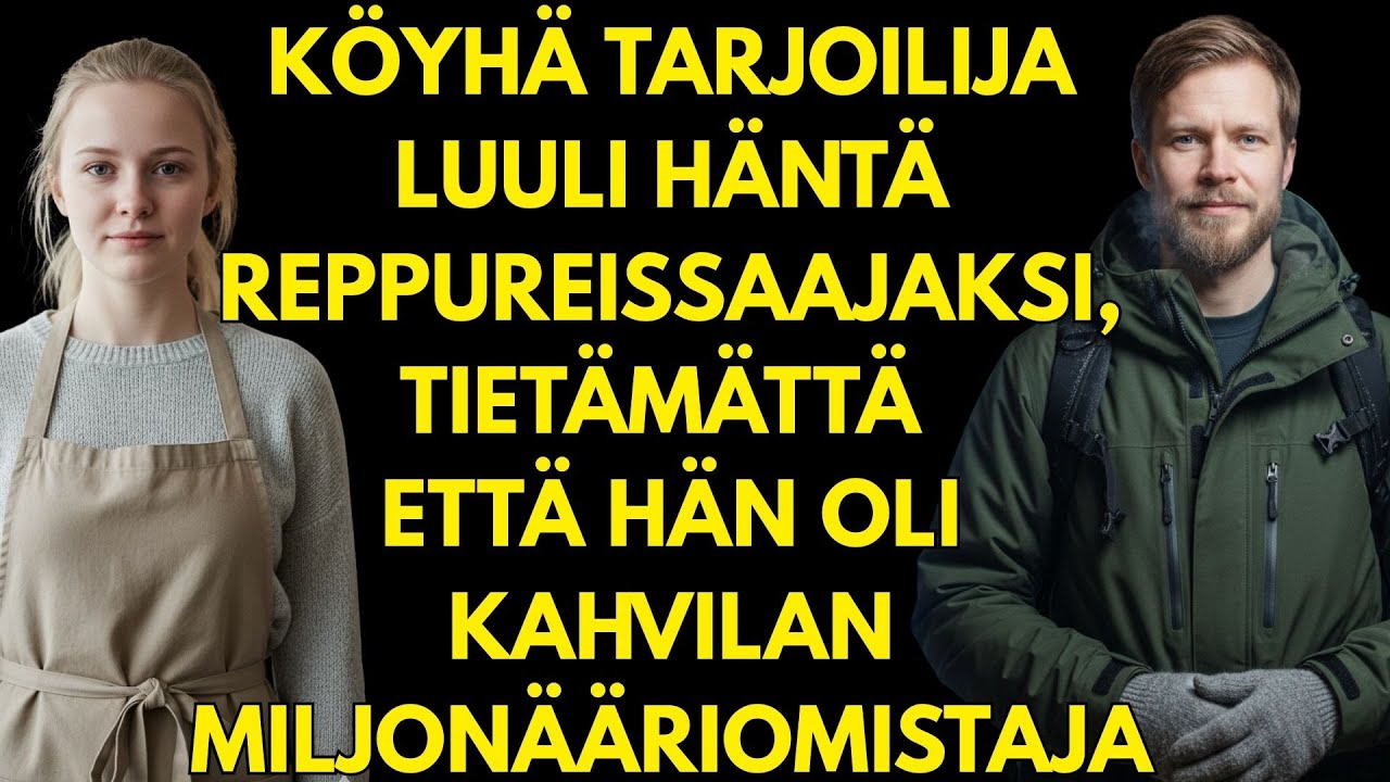 KÖYHÄ TARJOILIJA luuli häntä reppureissaajaksi, tietämättä että hän oli kahvilan MILJONÄÄRIOMISTAJA