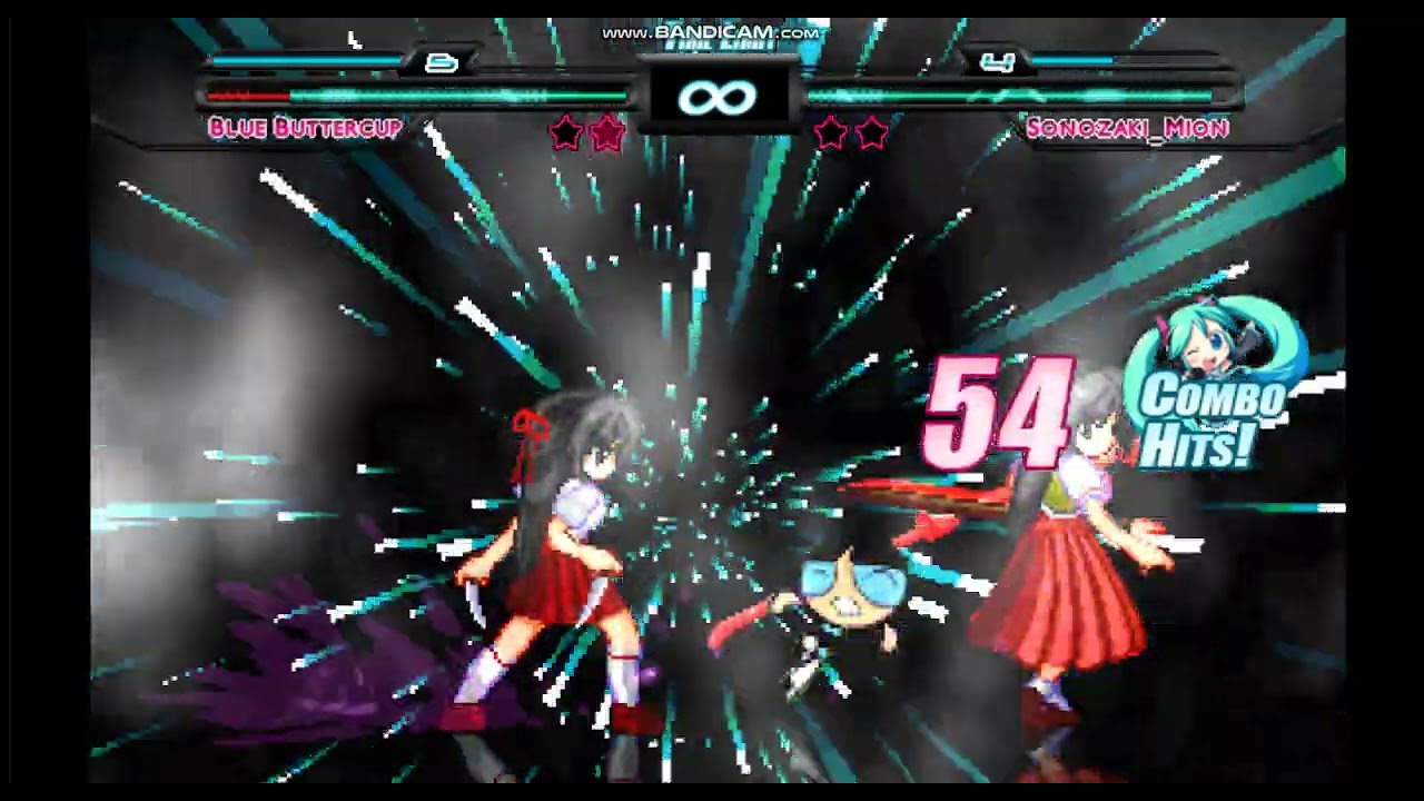 M.U.G.E.N: Blue Buttercup vs Mion Sonozaki