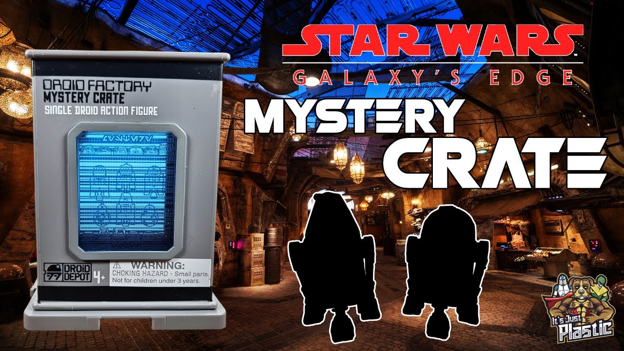 Disney Park Exclusive! Star Wars Galaxies Edge Droid Depot Mystery Crate Opening / Figure Review