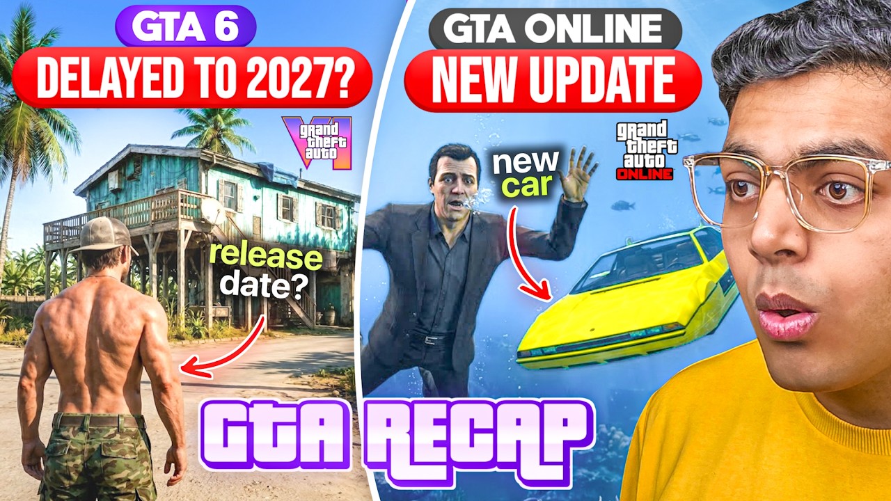 GTA 6 Delayed to 2027?😒, Trailer 3 Link Found, Fan Going Crazy, RDR2 Actor Confirms | GTA Recap 22