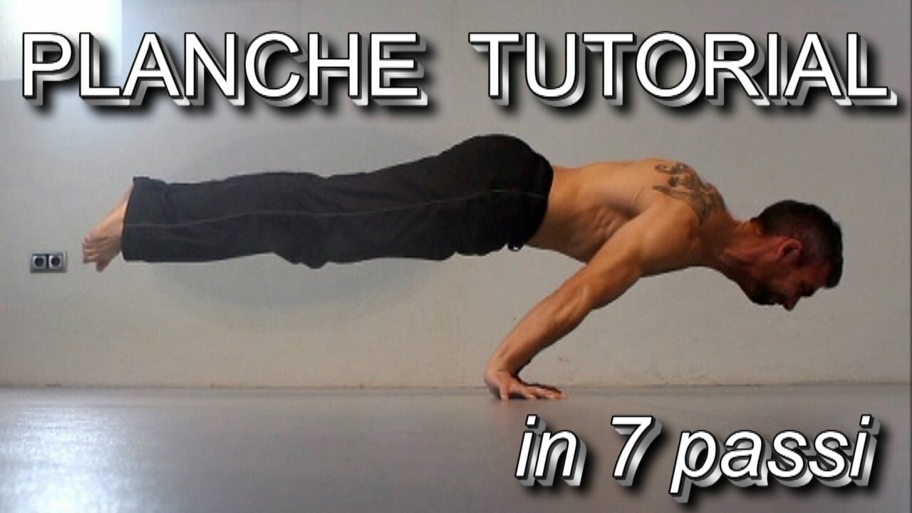 Come fare la planche. Tutorial completo