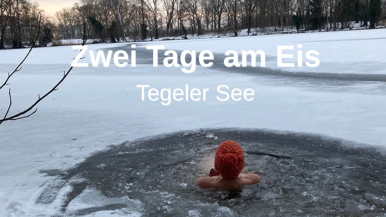 Zwei Tage am Eis. Tegeler See.