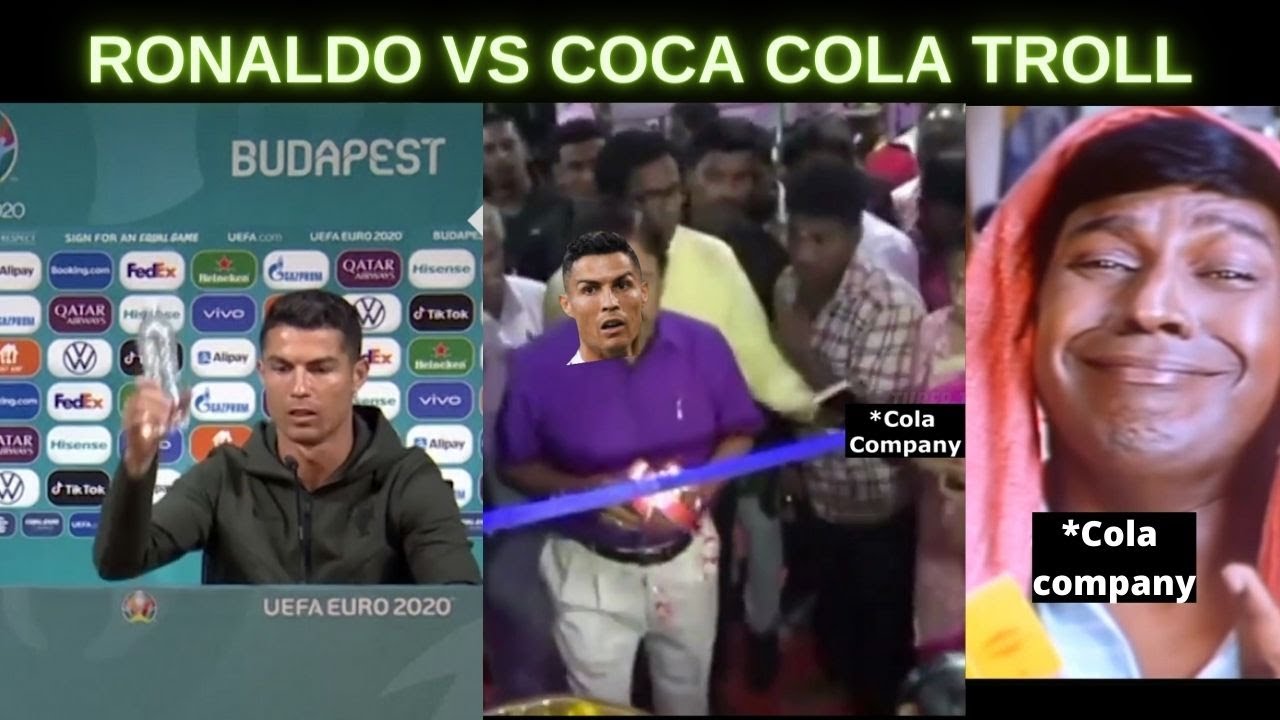 Ronaldo Move COCA COLA Bottle 70000 Crore Loss Troll - Tuber Trendz