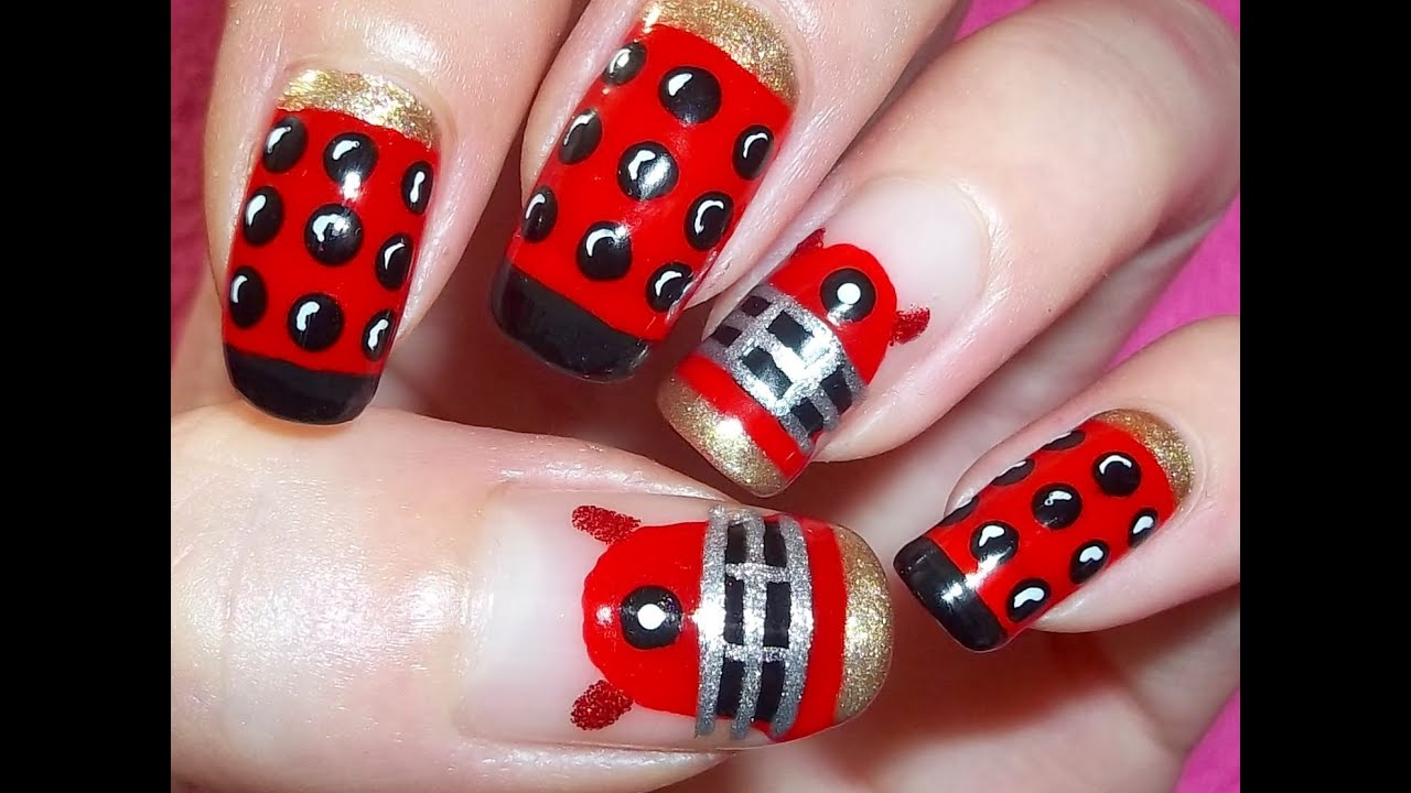 Doctor Who: Dalek Nail Art