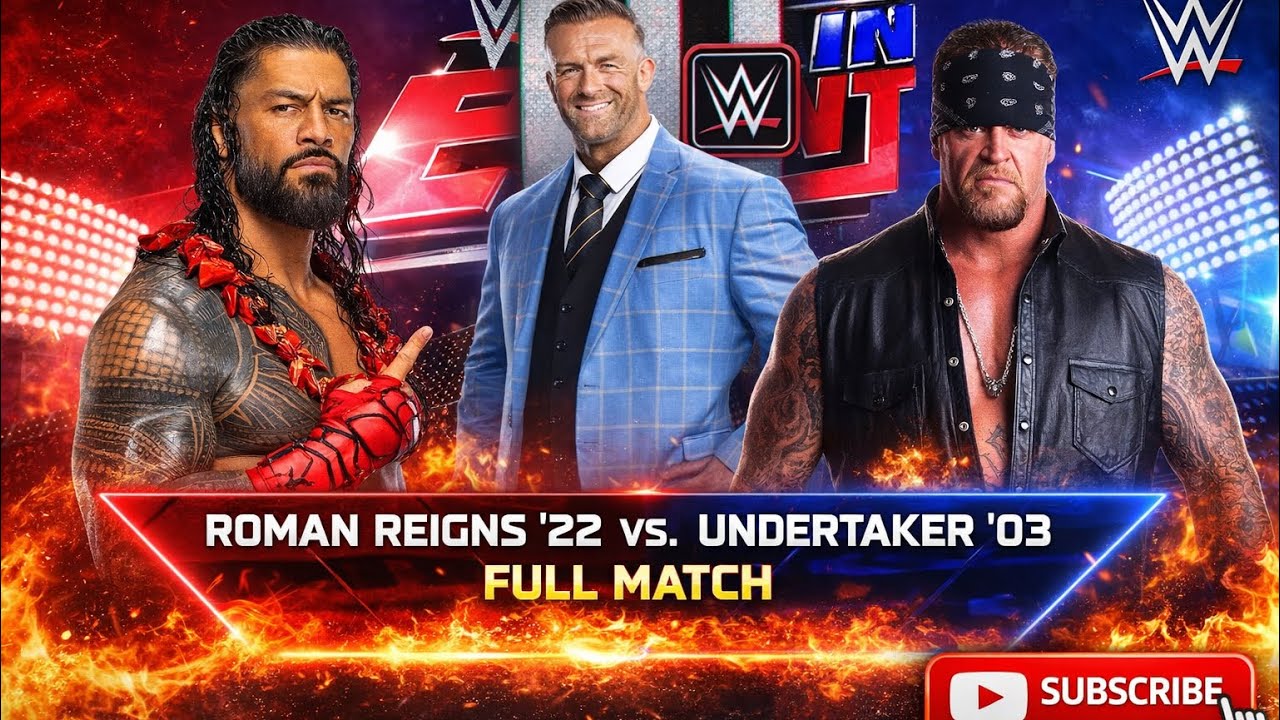 Wwe 2k25 Roman regins vs Undertaker classic match!!