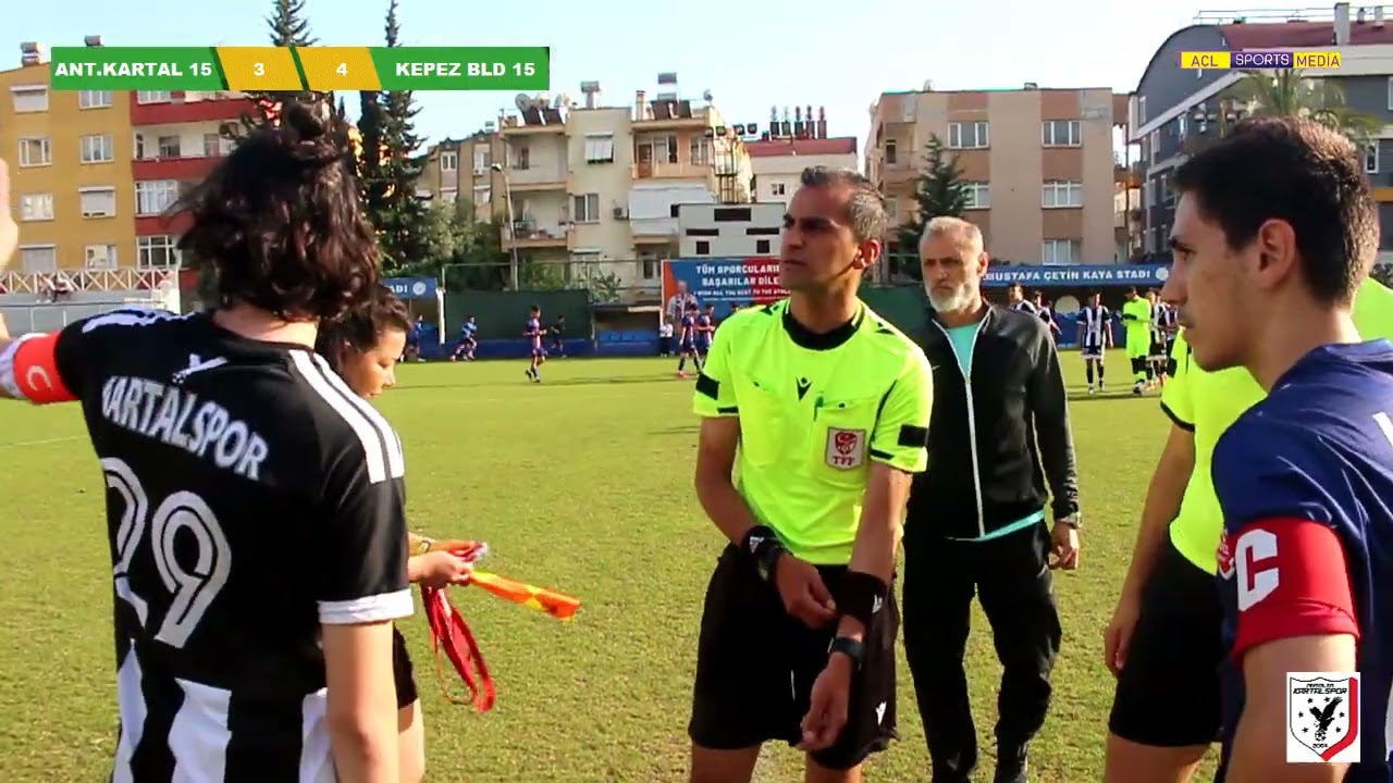 PLAYOFF A GRUBU ; ANTALYA KARTALSPOR U15 :  3   KEPEZ BELEDİYESPOR  U15 : 4 MAÇIN TAMAMI