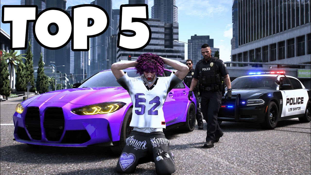 Топ-5 лучших серверов GTA 5 RP FiveM, в которые НУЖНО поиграть в 2026 году