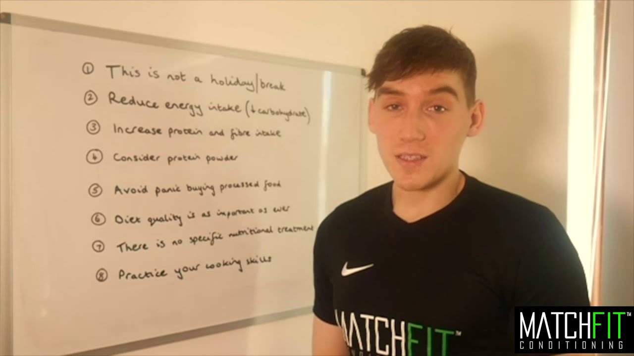 COVID19 Nutrition for Footballers | Nutrition Advice For Soccer Players