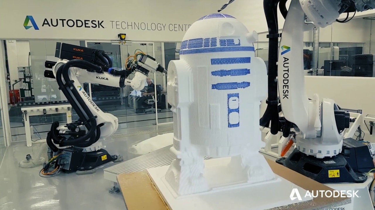 KUKA Robots + Styrofoam = R2D2 