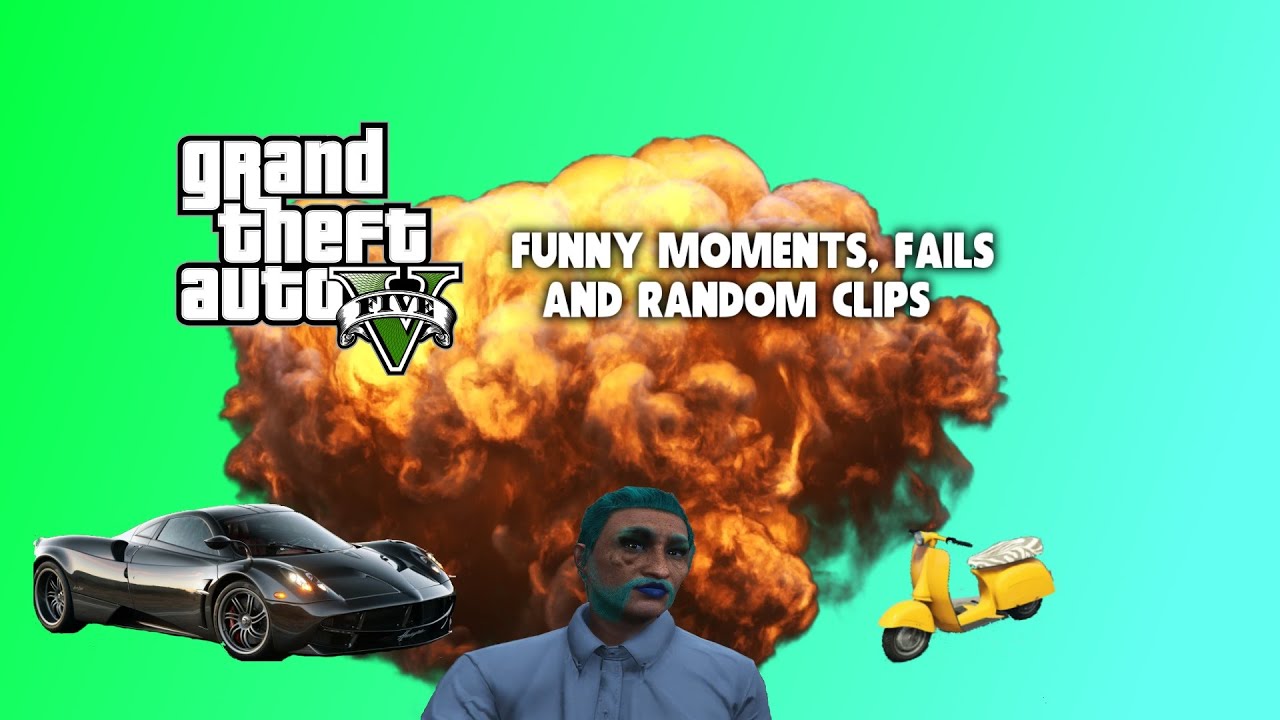 GTA 5 V ONLINE funny moments, fails and random clips
