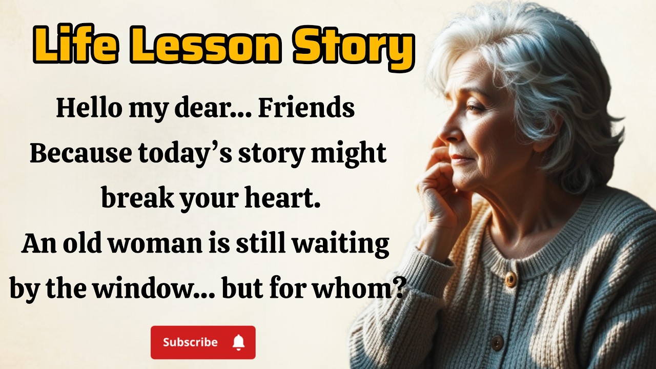 She waited at the window 😔 Life lesson story | Learn English through stories #learnenglish #english 