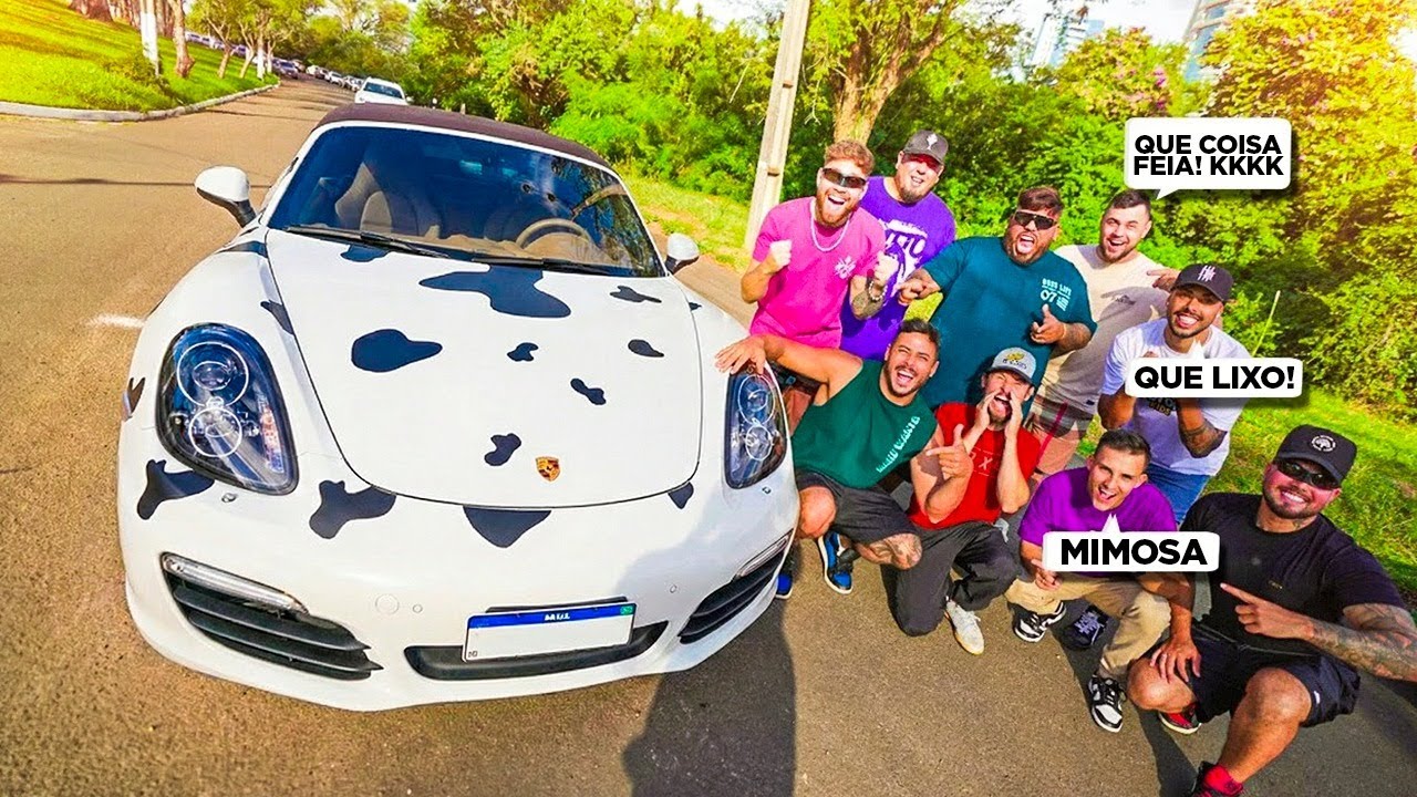 REAÇÃO DOS MEUS AMIGOS AO VEREM MEU CARRO NOVO