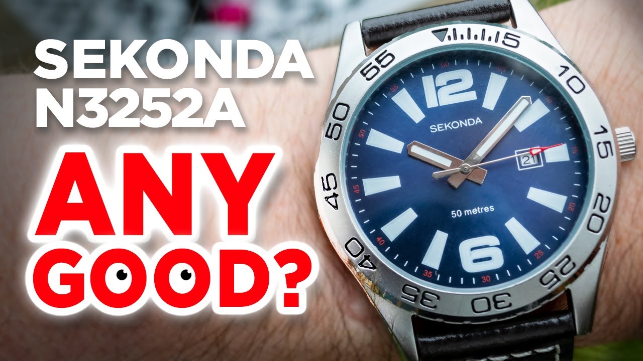#SEKONDA N3252A Analogue Watch Hands on Review - Is this super sporty looking watch any good?