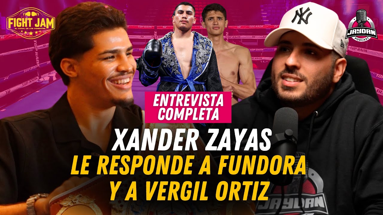 Xander Zayas le RESPONDE a Fundora y Vergil Ortiz y a los que CRITICAN su estilo!!!