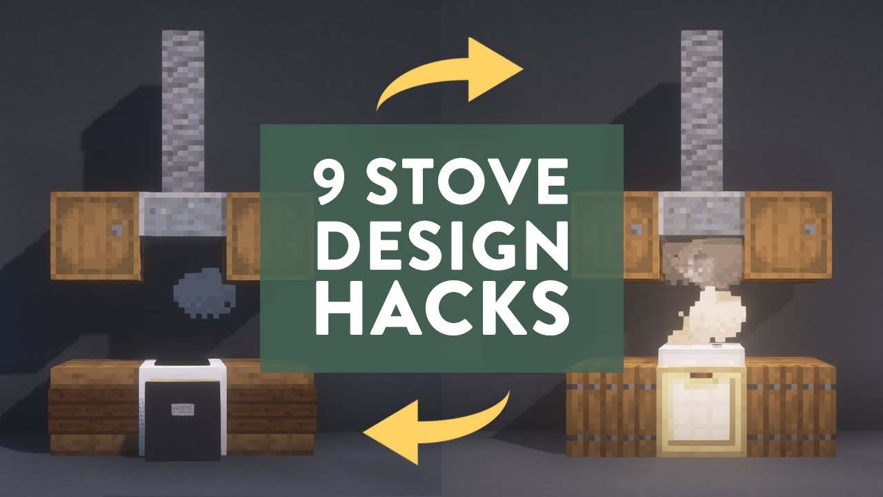 How to Make a Stove in 9 Different Ways (Minecraft Stove Designs)