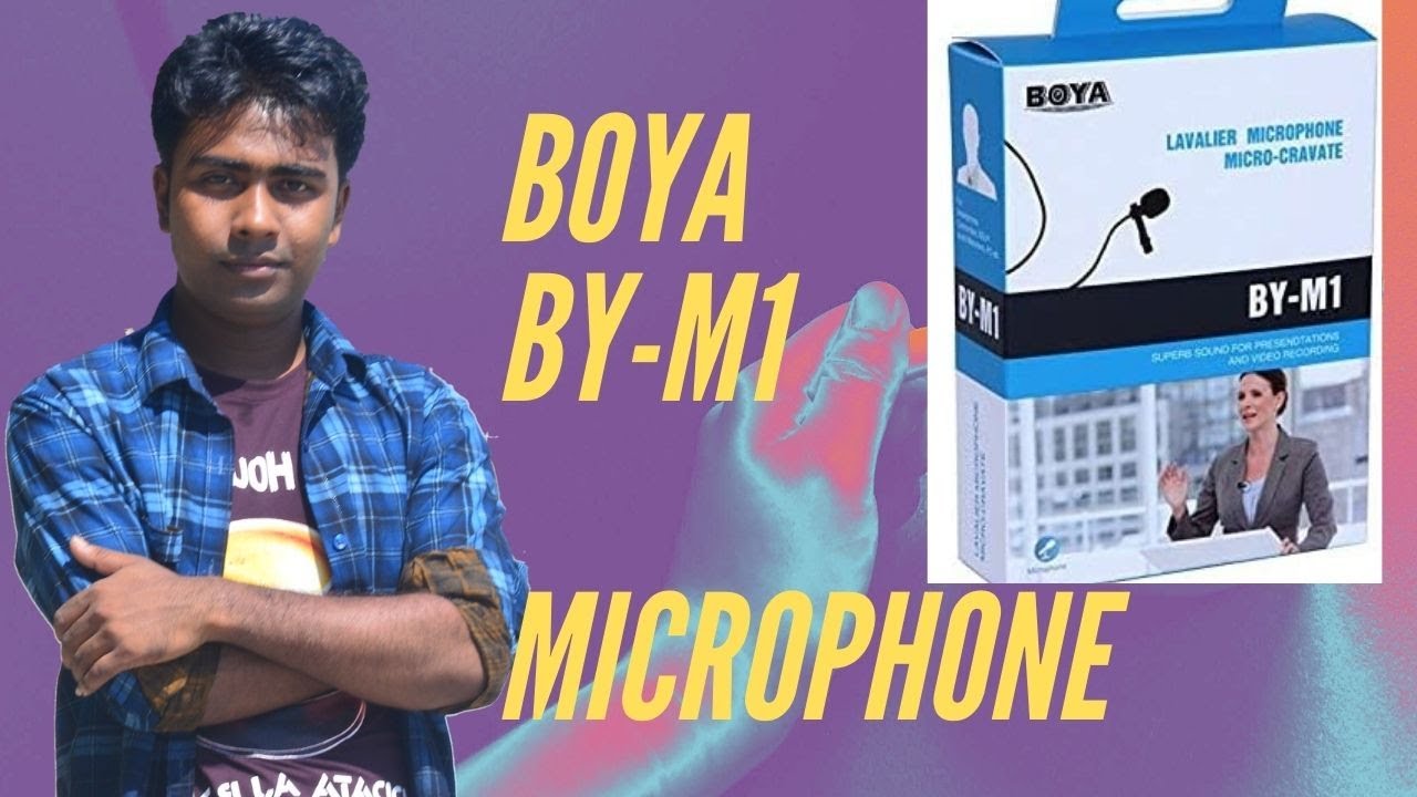 Boya BY M1 Microphone unboxing review unboxing and setup