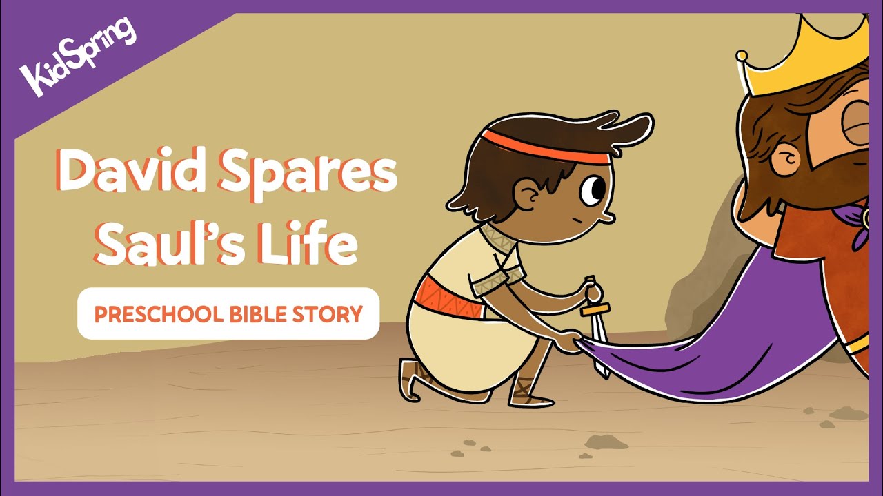 David Spares Saul’s Life | Preschool Bible Story