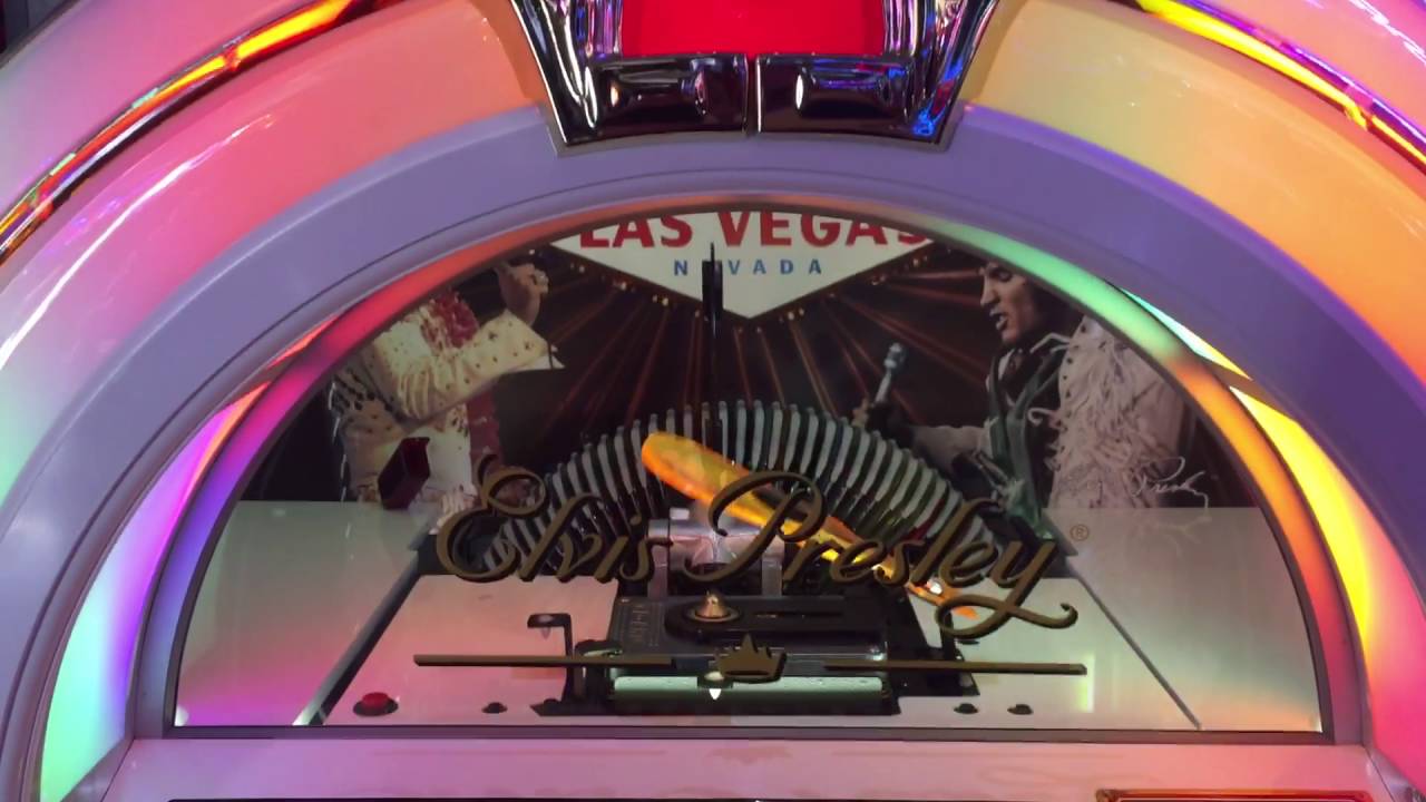 Elvis Presley limited edition jukebox by Rock-Ola at Bennies Fifties