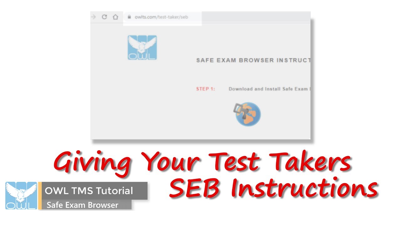 How to Give Your Test Takers Safe Exam Browser Instructions