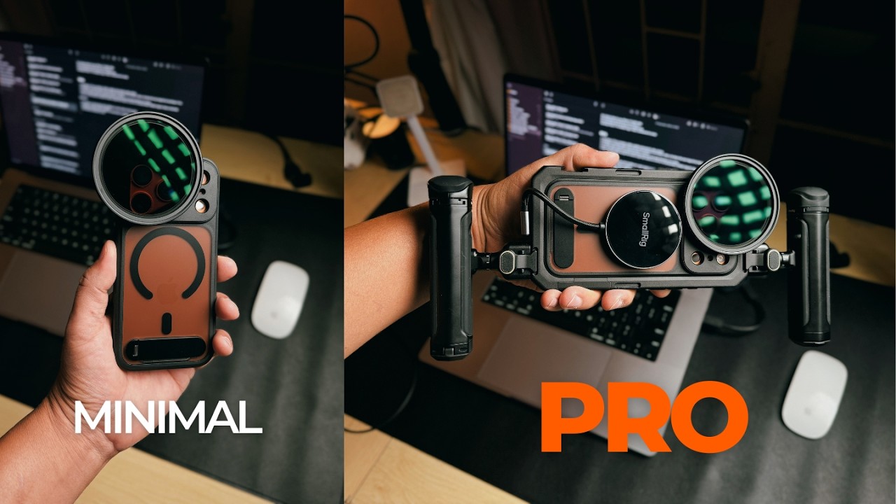 Профессиональное фотооборудование для вашего iPhone 17 Pro/Pro Max | Комплект мобильного клетки S...