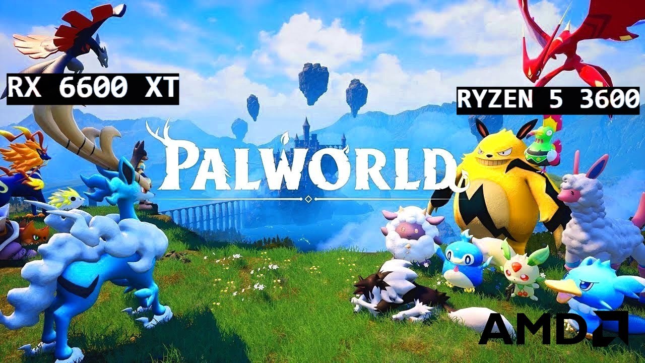 Palworld - Performance test | RX 6600 XT + RYZEN 5 3600 | 1080p
