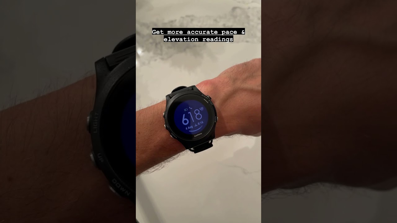 Garmin settings for accurate speed/distance