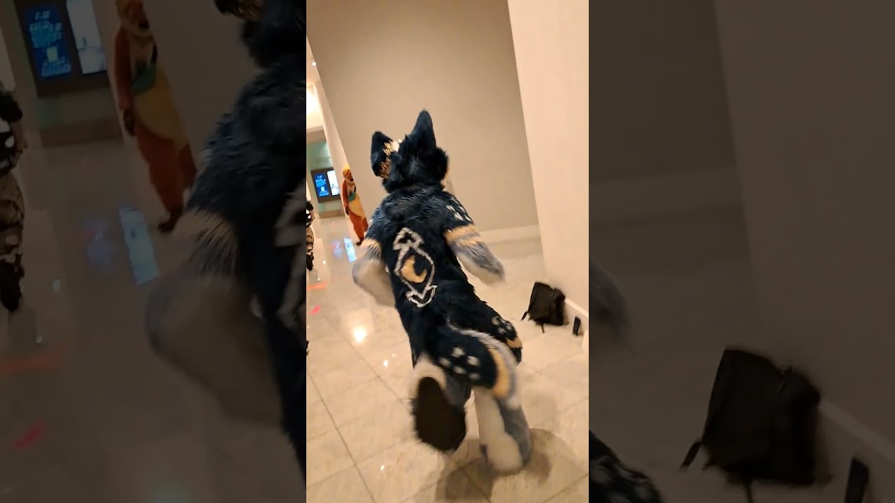 It was a close one 🤯 #furry #fursuit