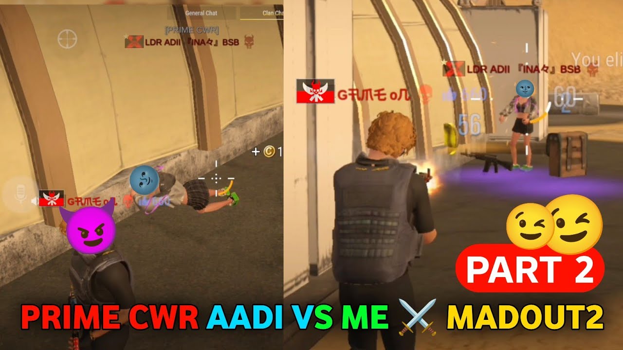 PRIME CWR GANG LEADER AADI VERSUS ME ⚔️ MADOUT2