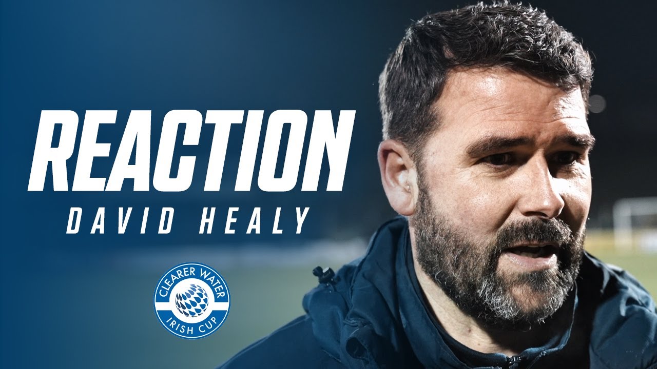 REACTION | David Healy | Glentoran 2 - 1 Linfield