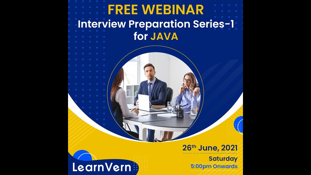 Live Webinar on 