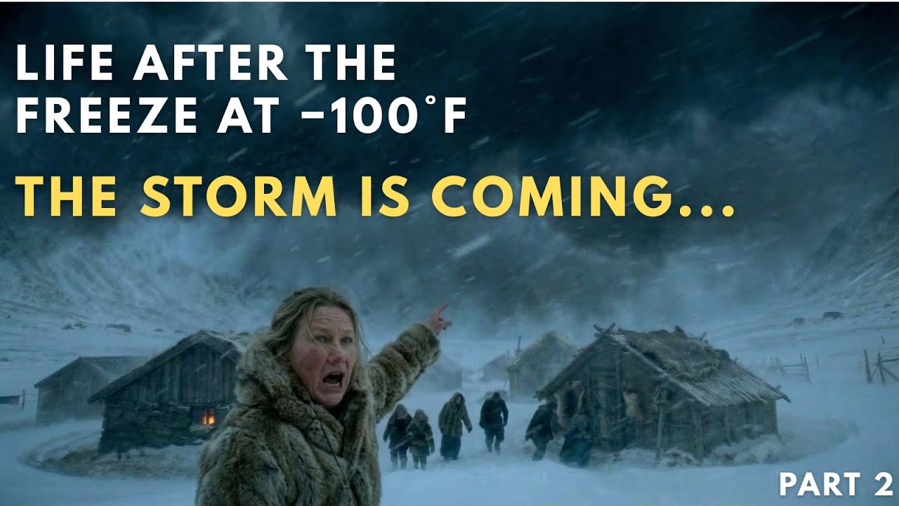They Live at −100°F Part 2  A Storm Comes After the Freeze ❄️🥶❄️