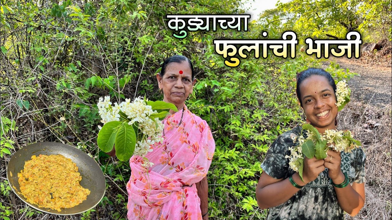 कोकणातील पावसाळ्याच्या आधी फुलणारी रानभाजी|कुड्याच्या फुलांची भाजी|Forest Vegetables