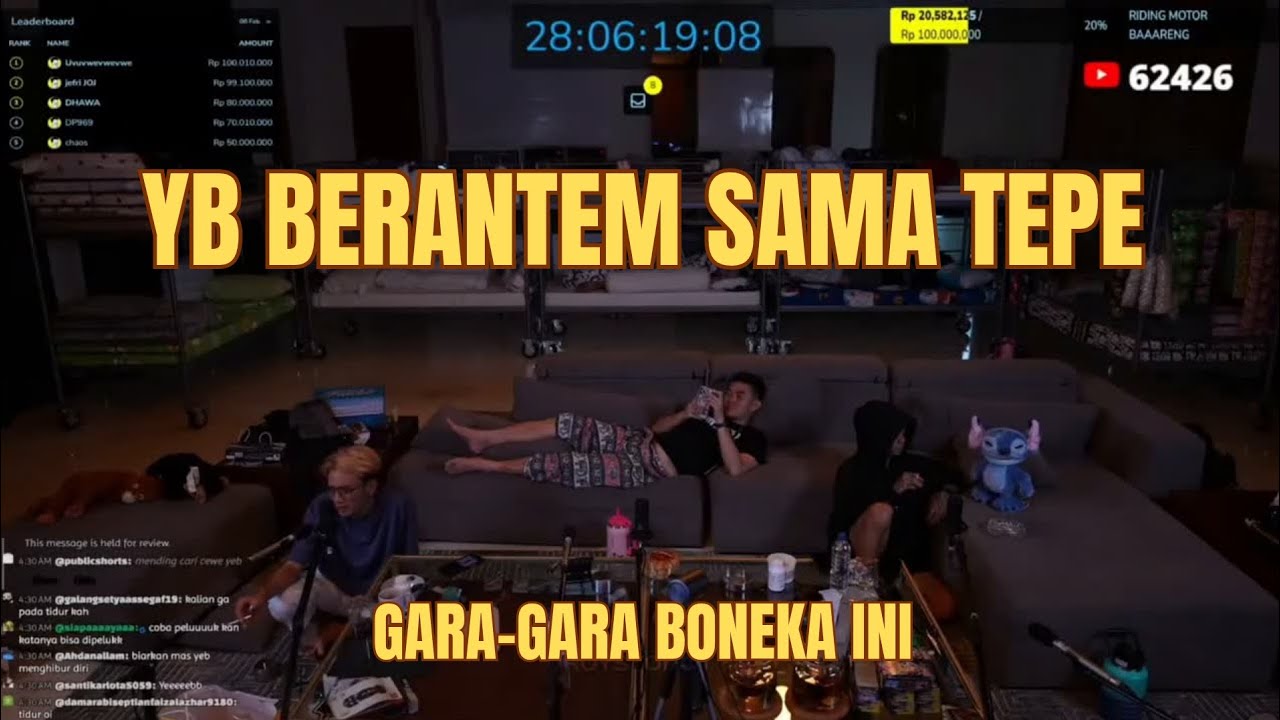 YB RIBUT SAMA TEPE GARA-GARA BONEKA #yb #tepe46 #garry #aaaclan #marapthon3