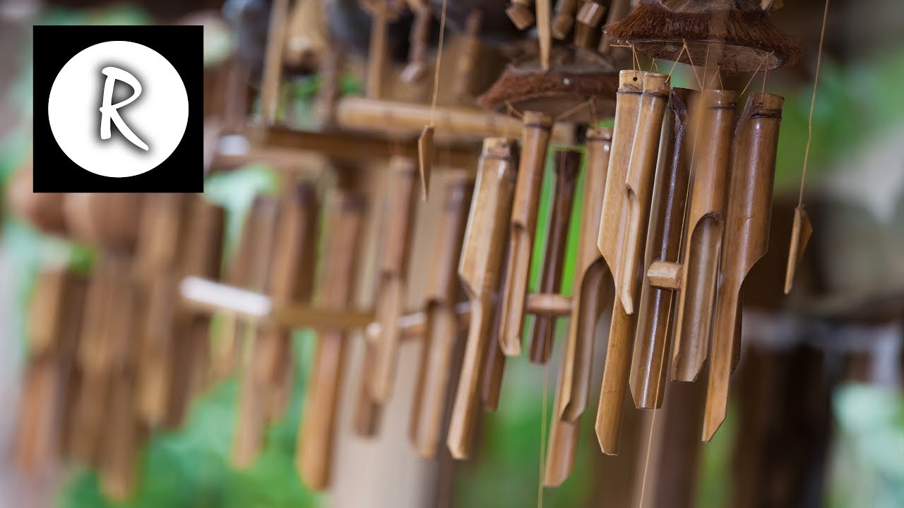 Bamboo Chimes in a Bamboo Forest for Sleep & Relaxation, SPA & Massage