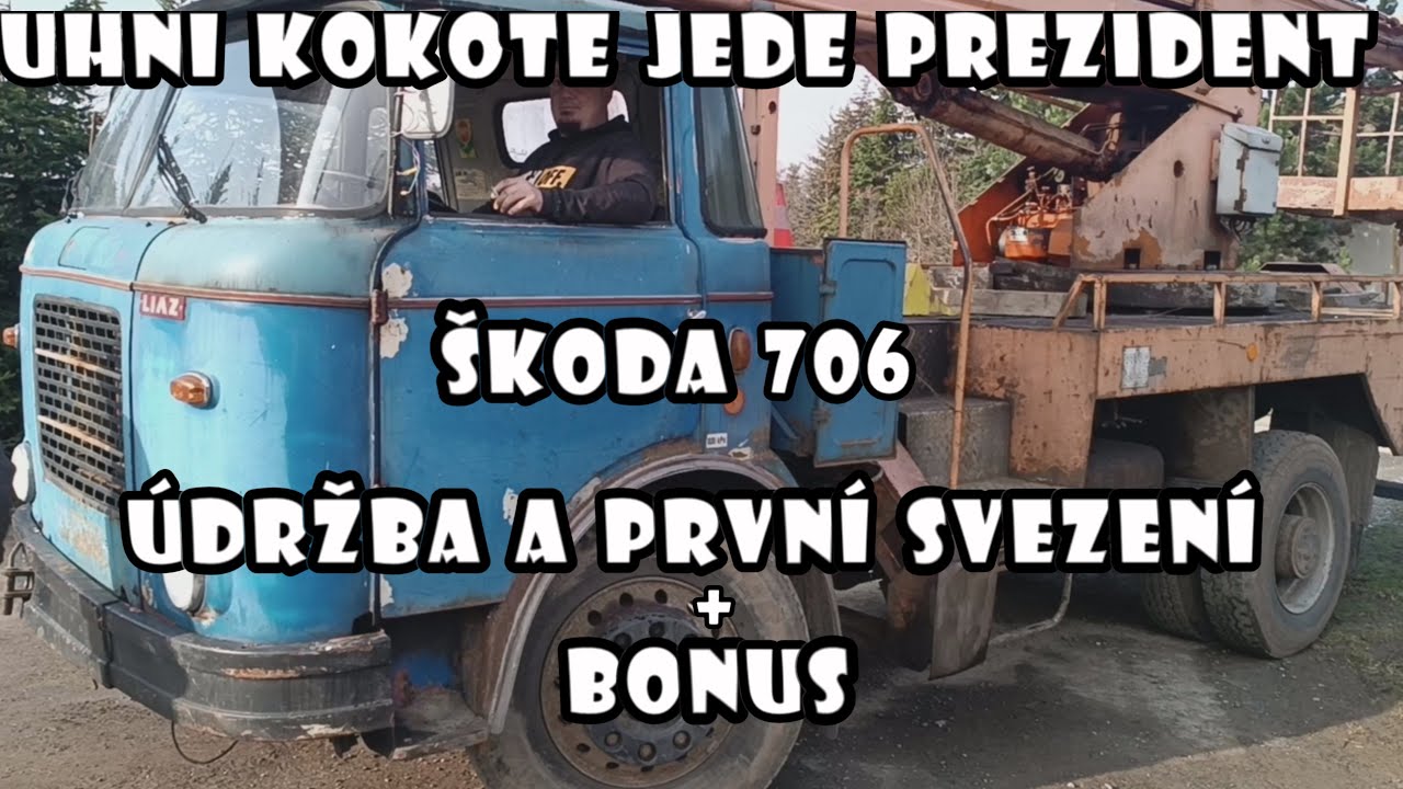 Plošina, MP20, Škoda 706, MTS24, Údržba + první svezení 😀 4K