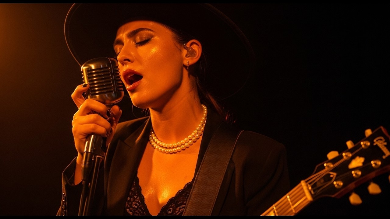 Janis Joplin, Etta James, Led Zeppelin, Amy Winehouse Power Guitar Blues Rock | Soulful Lady Vocal