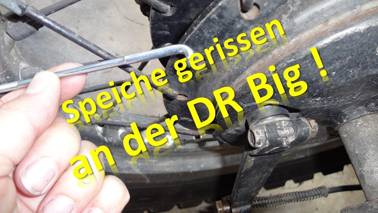 DR Big Speiche ersetzen und was ist mit Bactofin???