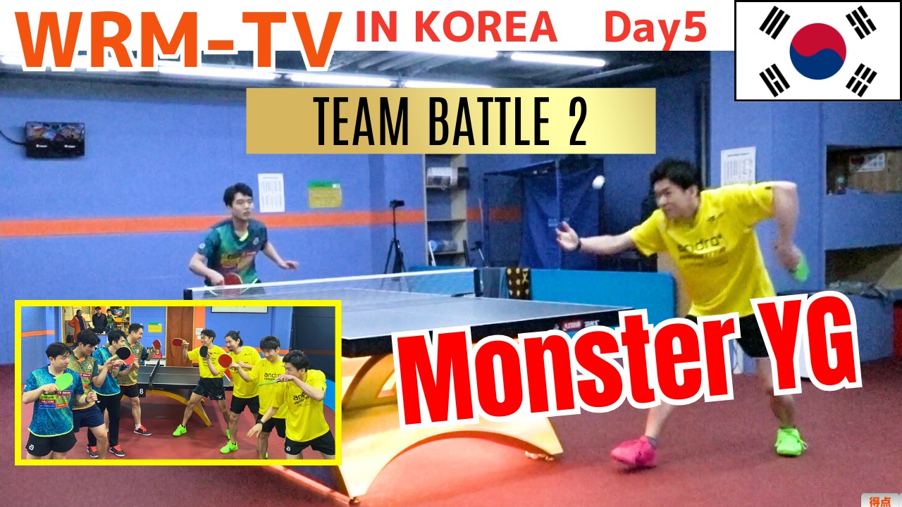 [KOREA-Day5-1] BATTLE2.WRM-TV против KOREA andro Ambassador [Настольный теннис]