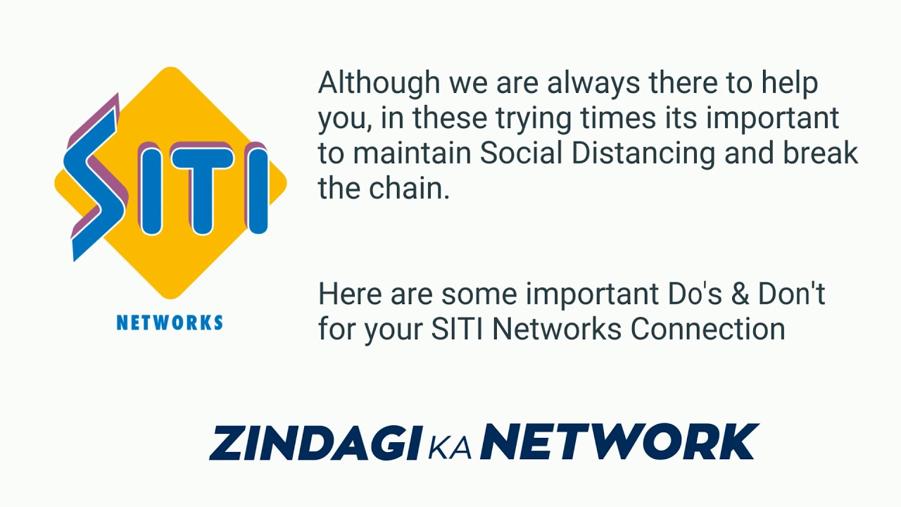 Siti Network Share Information Covid 19