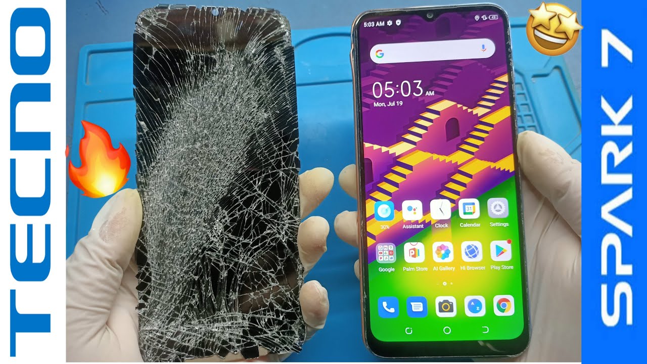 Spark 7 LCD Replacement || Tecno Spark 7 Display Replacement || Restoration Tecno Kf6j