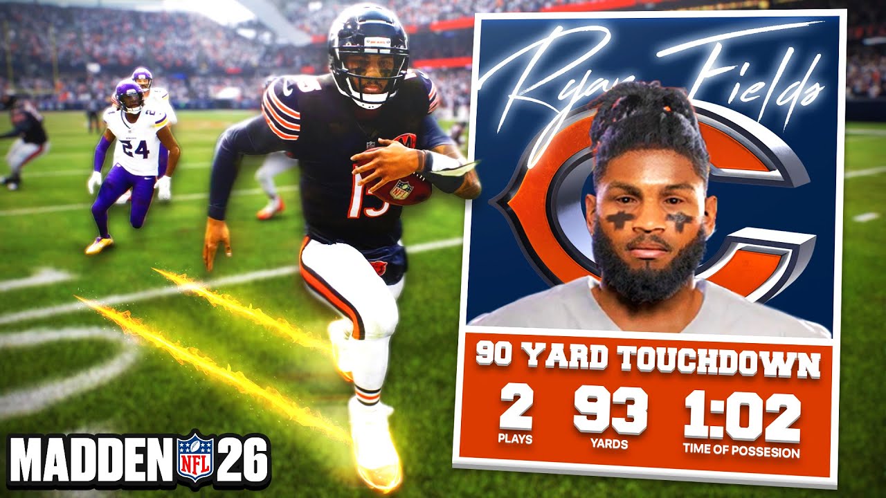 БЕЗУМНЫЙ ЗАБЕГ НА 90 ЯРДОВ С КВОРТЕРБЕКОМ! - MADDEN 26 SUPERSTAR