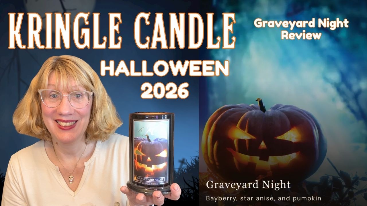 Обзор свечи Graveyard Night от Kringle Candle на Хэллоуин