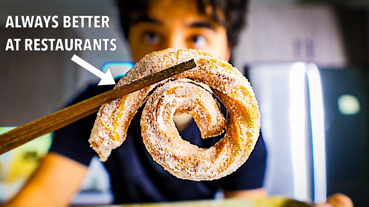 why churros ALWAYS taste better at restaurants