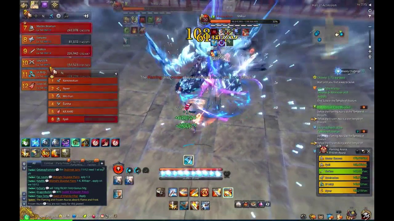 KFP VT Boss 1 clear - melee tank (BM)