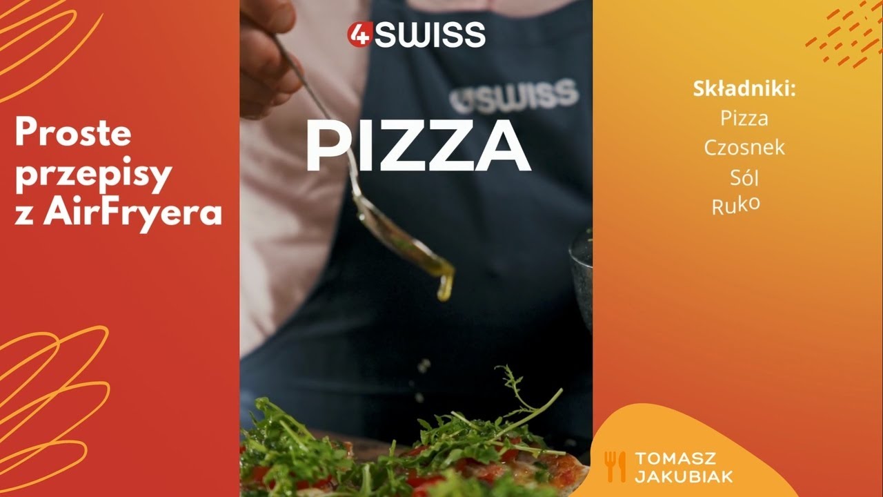 Genialna pizza z frytkownicy beztłuszczowej - w wydaniu Tomka Jakubia