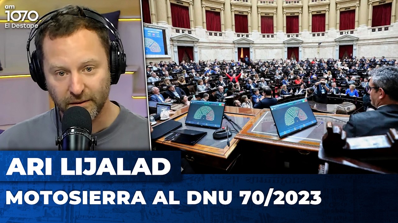 MOTOSIERRA AL DNU 70/2023 | El editorial de Ari Lijalad