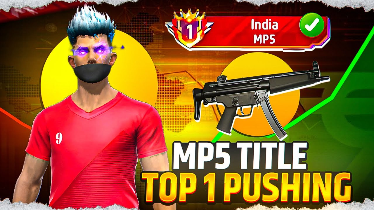 Pushing Top 1 Tittle In Mp5 ✅Solo Weapons Glory Pushing #gwtarun 