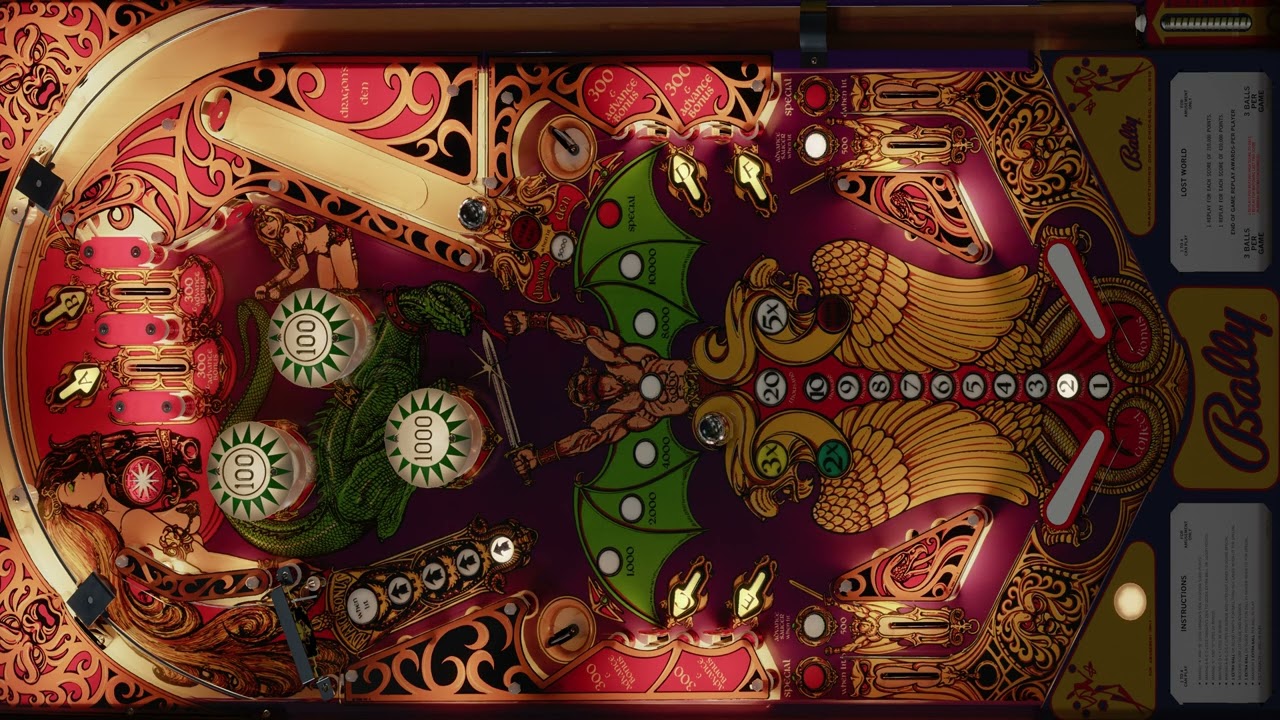 Lost World (Bally 1979) VPX