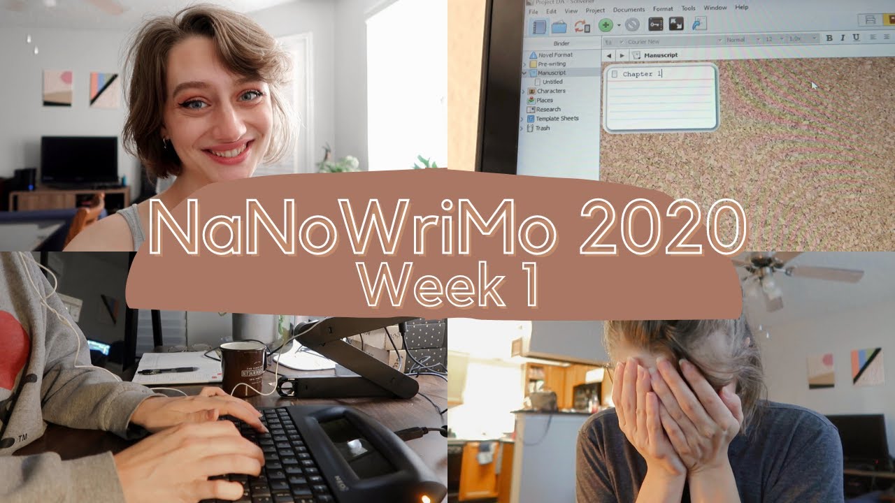 I forgot how to write // NaNoWriMo 2020 Vlog #1 days 1-8