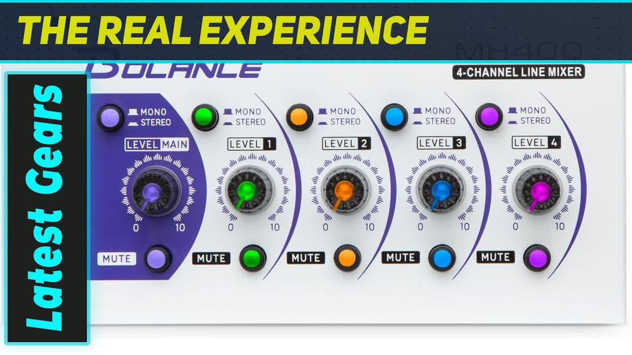 Мини-аудиомикшер MH400: лучший компактный стереомикшер для музыкантов!